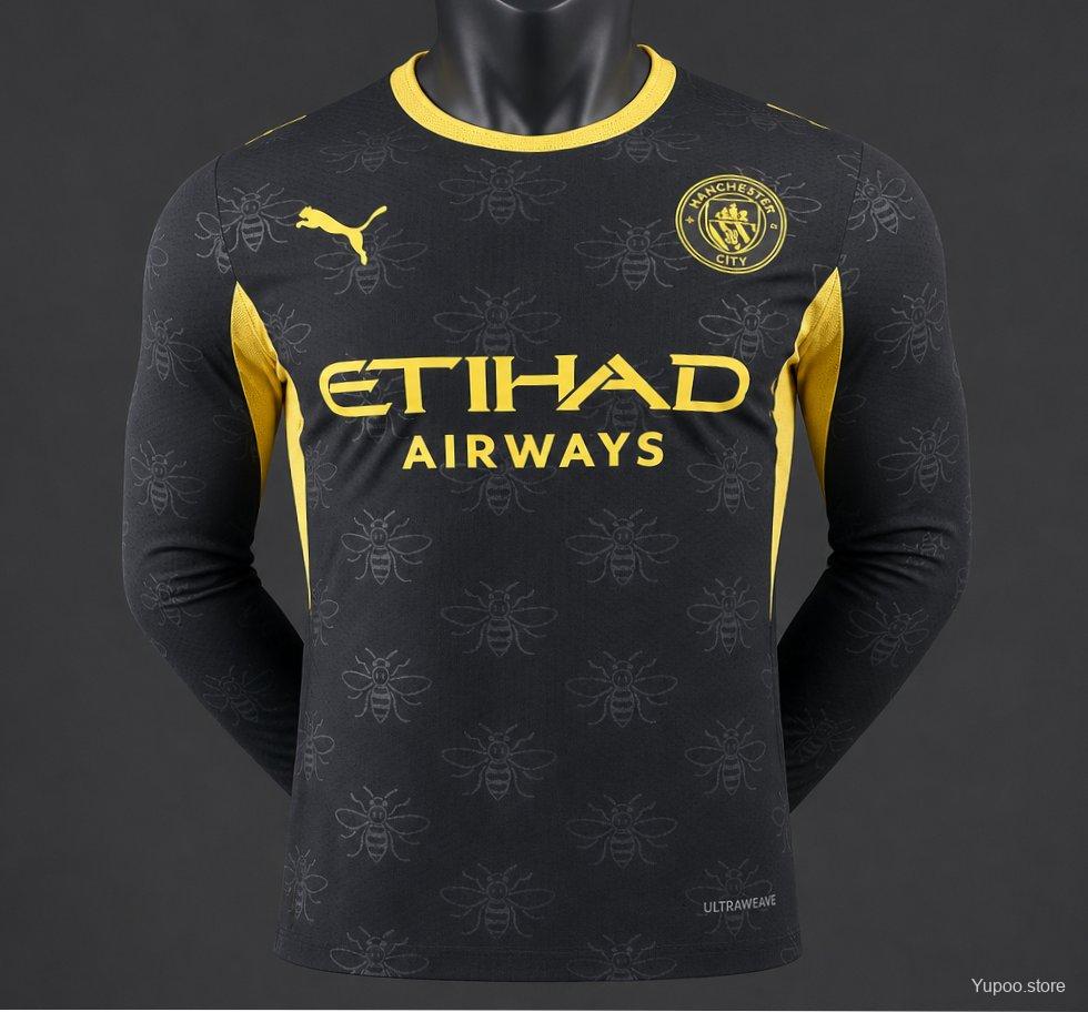 Manchester City 2026/27 VISITANTE MANGA LARGA VERSION JUGADOR